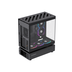 GAMEMAX ������ ����'������� Midi ATX ��� ����� ��������  X,M-ATX,ITX. (Support BTF),Tempered Glass,Mesh,USB N80 BK - �������� 10