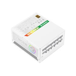 GAMEMAX Блок живлення ATX 3.1 & PCIe5.1_ 1050W, 80+ Gold,R GB Smart fan 140mm,fully modular ,Japanese 105°C RGB PRO 1050G WH - Картинка 10
