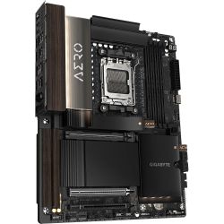 GIGABYTE Mатеринська плата sAM5 AMD X870E 2xHDMI/2xUSB4 Typ e-C 4xM.2 2x5GbE LAN ATX X870E AERO X3D DARK WOOD - Картинка 2