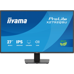 IIYAMA 27" 16:9 IPS �� �������, 2560�1440, 3 �� (GtG), 12 0 ��, 350 ��/�2, Adaptive Sync, 1xHDMI 2.0/1xDP 1. X2792QSU-B1