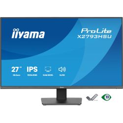 IIYAMA 27" 16:9 IPS РК монітор, 1920х1080, 1 мс (MPRT), 1 20 Гц, 350 кд/м2, Adaptive Sync, 1xHDMI 1.4/1xDP 1 X2793HSU-B1 - Картинка 2