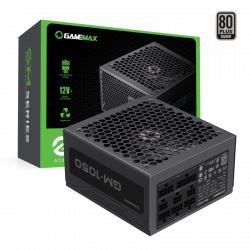 GAMEMAX Блок живлення ATX 1050W, 80 Bronze , fan 140mm,ful ly modularOVP, UVP, OTP, OCP, OLP, OPP, SCP GM-1050 Modular - Картинка 2