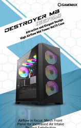 GAMEMAX Корпус Micro ATX без блока живлення , закалене скл о Destroyer MB - Картинка 13