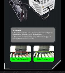 GAMEMAX Блок живлення ATX 750W, 80 Gold,fan 135mm,fully mo dular OPP, OVP, UVP, OCP, OTP, SCP GX-750 PRO WH(ATX3.1PCIe5.1) - Картинка 28