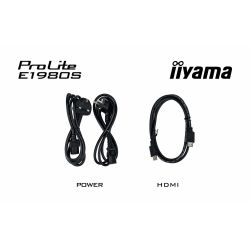 IIYAMA 19" 5:4 TN �� �������, 1280�1024, 3 �� (GTG), 250   ��/�2, 75 ��, 1xHDMI/1xDP, SP 2x2 �� E1980S-B1 - �������� 11