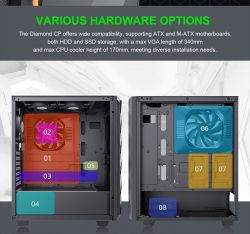 Корпус GAMEMAX Black Diamond CP - Картинка 25