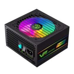 GAMEMAX Блок живлення 700W, 80+ Bronze, fan 120mm PCIe 5. 1 & ATX3.1, Native 12V-2x6 OPP/OVP/UVP/OCP/SCP/OT VP 700S BK-RGB - Картинка 2
