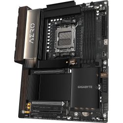 GIGABYTE Mатеринська плата sAM5 AMD X870E 2xHDMI/2xUSB4 Typ e-C 4xM.2 2x5GbE LAN ATX X870E AERO X3D DARK WOOD - Картинка 3