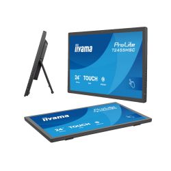 IIYAMA 23.8" 16:9 IPS сенсорний РК монітор, проекційно-єм ністна технологія, 1xHDMI/1xDP/2xUSB 3.2, SP (1 Вт T2455MSC-B2 - Картинка 2