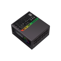 GAMEMAX Блок живлення ATX 3.1 & PCIe5.1_ 1300W, 80+ Platin um,RGB Smart fan 140mm,fully modular ,Japanese 10 RGB PRO 1300P - Картинка 10