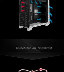 GAMEMAX Корпус Tower ATX без блока живлення, акріл o-ATX, DTX,Mini-ITX, 1*usb 3.0 + 2* usb 2.0 G561E-WH - Картинка 21