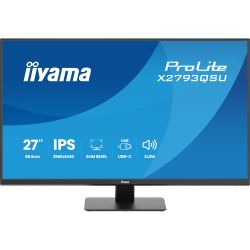 IIYAMA 27" 16:9 IPS �� �������, 2560�1440, 1 �� (MPRT), 7 5 ��, 350 ��/�2, Adaptive Sync, 1xHDMI 1.4/1xDP 1. X2793QSU-B1