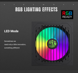 GAMEMAX Блок живлення 700W, 80+ Bronze, fan 120mm PCIe 5. 1 & ATX3.1, Native 12V-2x6 OPP/OVP/UVP/OCP/SCP/OT VP 700S BK-RGB - Картинка 17