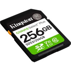 Карта пам'яті KINGSTON Карта пам'яті 256GB SDXC Canvas Select Plus Gen3 1 50MB/s C10 UHS-I U1 V10 SDS3/256GB - Картинка 2