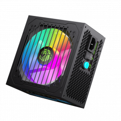 GAMEMAX Блок живлення 700W, 80+ Bronze, fan 120mm PCIe 5. 1 & ATX3.1, Native 12V-2x6 OPP/OVP/UVP/OCP/SCP/OT VP 700S BK-RGB - Картинка 3