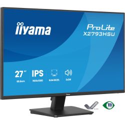 IIYAMA 27" 16:9 IPS РК монітор, 1920х1080, 1 мс (MPRT), 1 20 Гц, 350 кд/м2, Adaptive Sync, 1xHDMI 1.4/1xDP 1 X2793HSU-B1 - Картинка 4