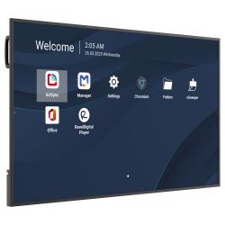 VIEWSONIC 65" UHD РК дисплей, 500 nits, 1500:1, Android 14, 24/7, 4GB DDR4/32GB, HDMI in x3, USB-C x1, RS232 i CDE6514-2C - Картинка 2