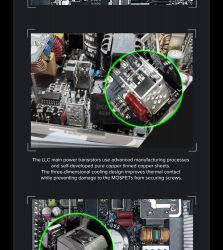 GAMEMAX Блок живлення ATX 1050W, 80+ Platinum ,fan 135mm,f ully modular OTP, OCP, SCP, OVP, UVP, OPP GX-1050 PRO BK(ATX3.1PCIe5.1) - Картинка 19