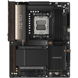 GIGABYTE M���������� ����� sAM5 AMD X870E 2xHDMI/2xUSB4 Typ e-C 4xM.2 2x5GbE LAN ATX  X870E AERO X3D DARK WOOD