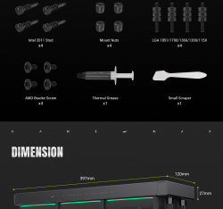 ������� �������� ����������� GAMEMAX HAILSTORM 360 BK - �������� 21