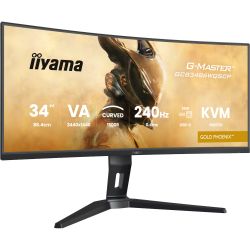 IIYAMA 34" 21:9 вигнутий VA РК монітор, 0,4 мс (MPRT), 2 40 Гц, Adaptive Sync, HDR, KVM свіч, 2xHDMI 2.1/1x GCB3486WQSCP-B1 - Картинка 4