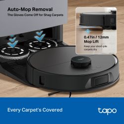 Робот-пилосос, TP-Link, Tapo RV50 Pro Omni Tapo RV50 Pro Omni - Картинка 10