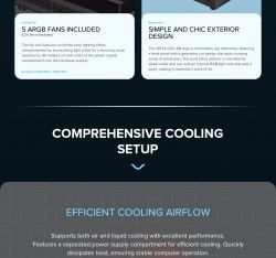 GAMEMAX ������ ����'������� Midi ATX ��� ����� ��������  ATX,ATX, M-ATX,ITX, Tempered Glass,Mesh,USB2.0x1,U Vista COC AB - �������� 17