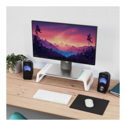 ϳ������� ��� �������� ϳ������� �� ������� Trust Monta Glass Monitor St and White Monta Glass Monitor Stand Wht - �������� 3
