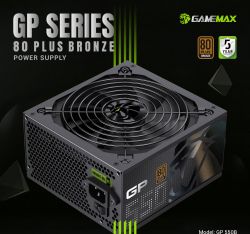 GAMEMAX Блок живлення ATX 550W, 80+ Bronze, 140mm Ultra Si lent Fan OVP / UVP/ SIP / OCP/ OLP/ OPP/ SCP GP 550B - Картинка 11