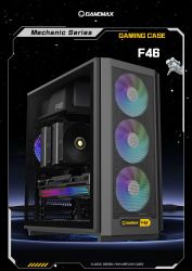 GAMEMAX Корпус комп'ютерний Midi ATX без блока живлення X,M-ATX,ITX. (Support BTF),Tempered Glass,Mesh,USB F46 Dark - Картинка 13