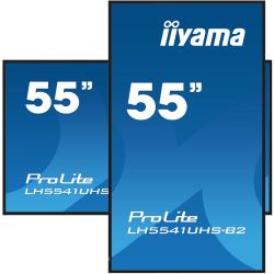 IIYAMA 54.6" 16:9  IPS UHD �� ������, 18/7, ��������,  1xVGA/3xHDMI/1xRS232/1xLAN/1xUSB 2.0, ��������� �� LH5541UHS-B2 - �������� 4