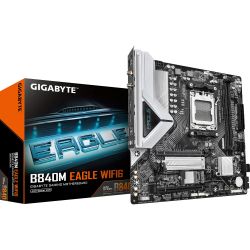 GIGABYTE M���������� ����� sAM5 AMD B840 DP/HDMI 2xM.2 2.5G bE LAN mATX  B840M EAGLE WIFI6 - �������� 2