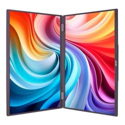 ACER Монітор портативний з подвійним IPS екраном 15,6", 2x1920x1080,60 Гц PD163QBMIUUX - Картинка 5