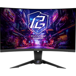 ASROCK i������ ���i��� 27" VA 1500R 180Hz 1ms QHD (2560 x  1440) 2xHDMI(2.0) 1xDP(1.4) 1xHP Integrated Wi-Fi PG27QRT2A