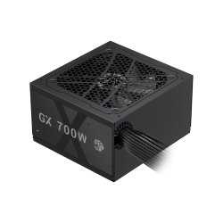 GAMEMAX   ATX 700W, 80+ Gold, 120mm Ultra Sile nt Fan OVP / UVP/ SIP / OCP/ OLP/ OPP/ SCP/OTP GX 700G