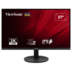 VIEWSONIC 27" 16:9 SuperClear IPS �� �������, 2560�1440, 300 ��/�2,75 ��, 4 �� ,HDMI 2.0  2, DisplayPort: 1  VA2708-2K-HD-2