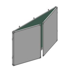 Дошка шкільна, офісна, комбінована, магнітна, крей дяно-маркерна SECTOR КМ3010 КМ3010 - Картинка 2