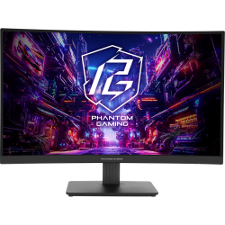 ASROCK iгровий монiтор 27" VA 1500R 180Hz 1ms QHD (2560 x 1440) 2xHDMI(2.0) 1xDP(1.4) 1xHP 2х2W PG27QRT1B - Картинка 1