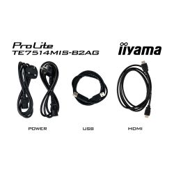 IIYAMA 75" 16:9 інтерактивний VA РК дісплей, 3840х2160, P ureTouch-IR+, 24/7, 435 кд/м2, ОС Android 13, SP TE7514MIS-B2AGAX - Картинка 21