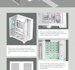 GAMEMAX ������ ATX ��� ����� �������� , ����������� ���� X,M-ATX,ITX, combo audio,VGA Card Length	Up to 400 Infinity Pro WH - �������� 19