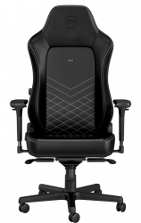   NOBLECHAIRS HERO Black/Platinum White (NBL-HRO-PU-BPW)