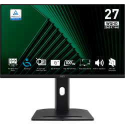 MSI ������� IPS 27" WQHD (2560 x 1440) 1ms 100Hz 178/1 78 2*HDMI/2DP/TypeC98W/������� 2*3W/WEB  PRO MP275QPDG