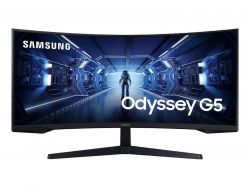 SAMSUNG 34" VA �������� ������� �������,3440*1440,165 ��  LC34G55TWWIXUA