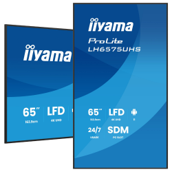 IIYAMA 64.5" 16:9 IPS РК дісплей, 3840х2160, 24/7, 500 кд /м2, ОС Android 11, 3xHDMI 2.0/1xDP/1xDP Out/2xUS LH6575UHS-B2AG - Картинка 5