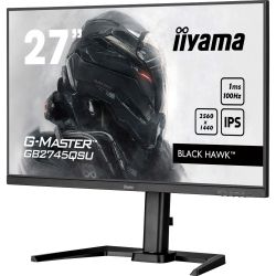 IIYAMA 27" 16:9 ігровий IPS РК монітор, 2560х1440, 1 мс ( MPRT), 100 Гц, 300 кд/м2, Adaptive Sync, 1xHDMI 2. GB2745QSU-B2 - Картинка 5