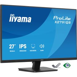 IIYAMA 27" 16:9 IPS РК монітор, 2560х1440, 1 мс (MPRT), 7 5 Гц, 350 кд/м2, Adaptive Sync, 1xHDMI 1.4/1xDP 1. X2791QS-B1 - Картинка 4