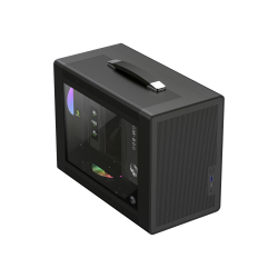 GAMEMAX Корпус Mini Tower без блока живлення U-ATX(244*185 mm), FLEX-ATX(229*191mm)ITX(170*170mm), 1*usb 3. Spark Air BK - Картинка 2