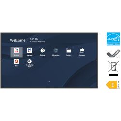 VIEWSONIC 55" UHD РК дисплей, 500 nits, 5000:1, Android 14, 24/7, 4GB DDR4/32GB, HDMI in x3, USB-C x1, RS232 i CDE5514-2C - Картинка 12
