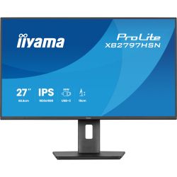 IIYAMA 27" 16:9 IPS �� �������, 1920�1080, 1 �� (MPRT), 1 00 ��, 350 ��/�2, Adaptive Sync, 1xHDMI 1.4/1xDP 1 XB2797HSN-B1