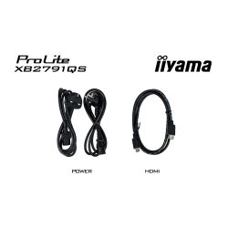 IIYAMA 27" 16:9 IPS РК монітор, 2560х1440, 1 мс (MPRT), 7 5 Гц, 350 кд/м2, Adaptive Sync, 1xHDMI 1.4/1xDP 1. XB2791QS-B1 - Картинка 22